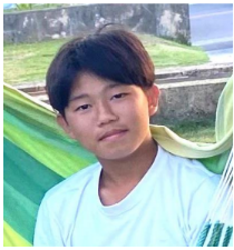 He is 14 years old. Ryota likes soccer, football, watching sports, video games and music. He listens to artists such as Justin Bieber, Billie Eilish, and Charlie Puth. He is talkative, loyal, and cheerful. Ryota is excited to learn about the American culture, speaking English, and learn about popular games and music.